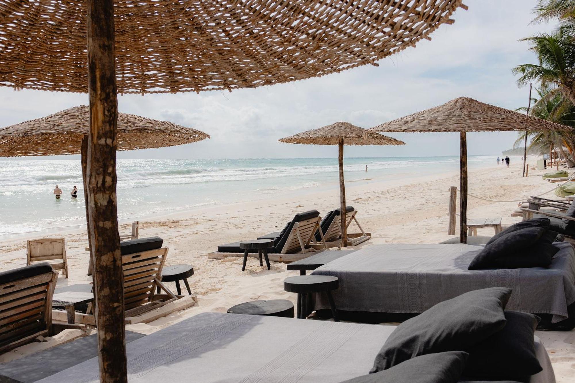 Chiringuito Tulum Hotel Bagian luar foto
