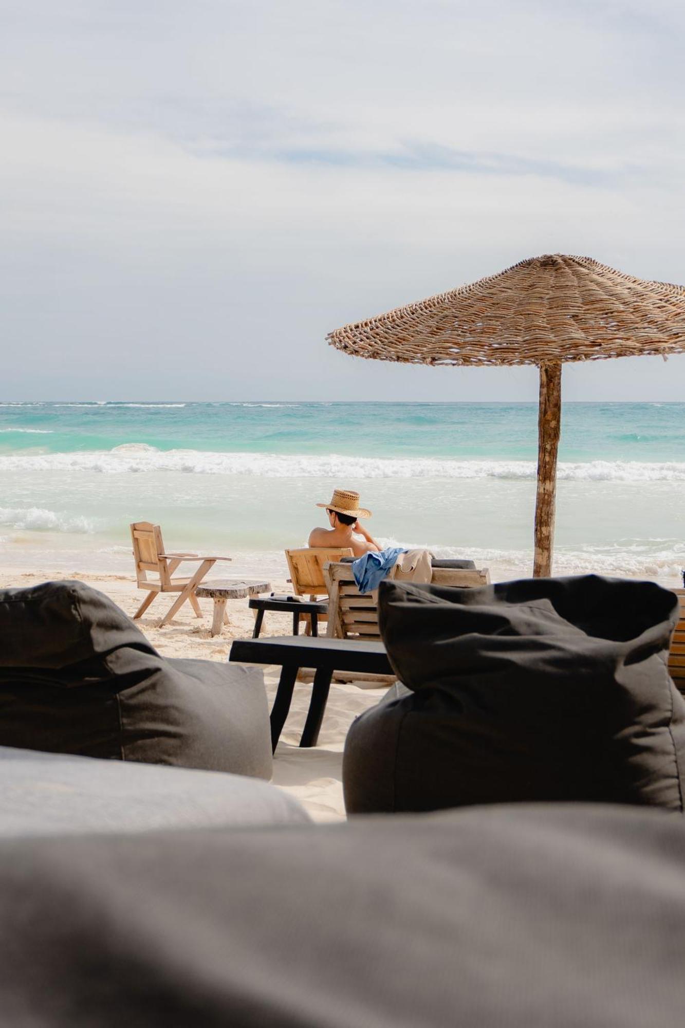 Chiringuito Tulum Hotel Bagian luar foto
